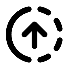 Uploading Fill Icon from Rounded Fill - Streamline Material Set