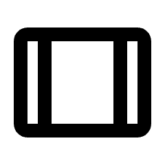 Width Full Icon from Rounded Line - Material Pro Set