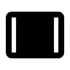 Width Full Fill Icon from Rounded Fill - Streamline Material Set