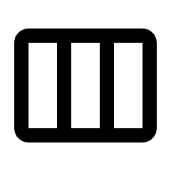 Width Normal Icon from Rounded Line - Streamline Material Set