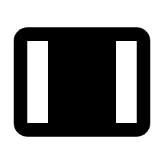 Width Wide Fill Icon from Rounded Fill - Streamline Material Set