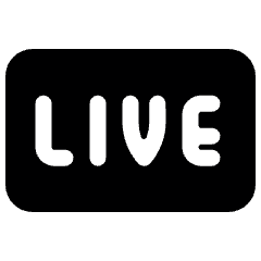 Live Notice Icon from Ultimate Bold Set