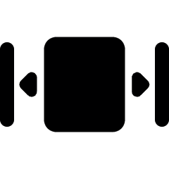 UI Phone Slider Horizontal Alternate Icon from Ultimate Bold Set