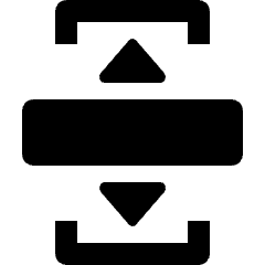 Ui Phone Slider Vertical Icon from Nova Solid Set