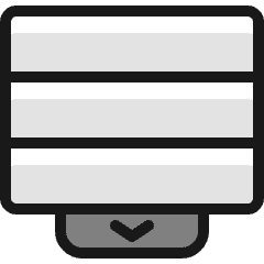 Ui Screen Split Icon from Ultimate Colors Set