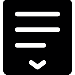 Ui Scroll Down Icon from Ultimate Bold Set