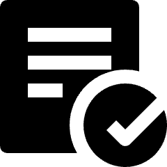 Ui Webpage Check Icon from Nova Solid Set