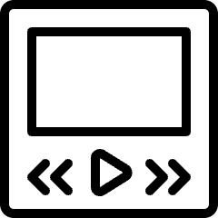 Ui Webpage Play Icon from Ultimate Light Set