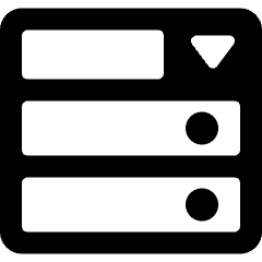 Ui Webpage Template Icon from Ultimate Bold Set