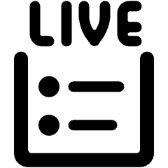 Webpage Live Icon from Ultimate Bold Set