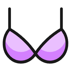 Underwear Bra Icon from Ultimate Colors Set