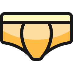 Underwear Briefs Male  Icon from Ultimate Colors Set