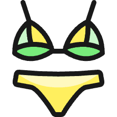 Underwear Female Set Icon from Ultimate Colors Set