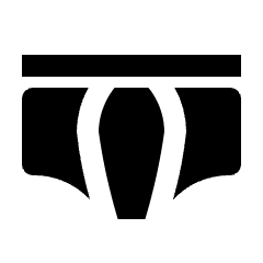 Underwear Men Icon from Nova Solid Set