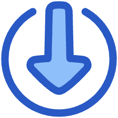 Arrow Download Receive Icon from Plump Duo Set