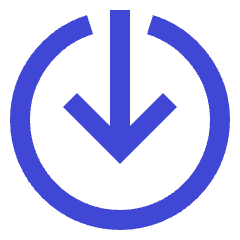 Arrow Download Receive Icon from Sharp Duo Set