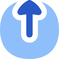 Arrow Upload Send Icon from Flex Flat Set