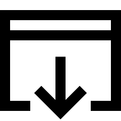 Download Browser Icon from Sharp Line Set