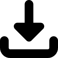 Download Button 2 Icon from Micro Solid Set