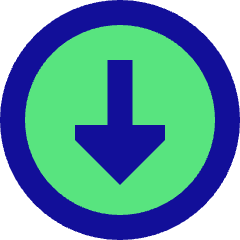 Download Circle Icon from Sharp Pop Set