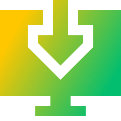 Download Computer Icon from Sharp Gradient Set