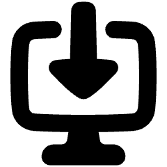 Download Computer Icon from Plump Solid Set