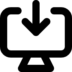 Download Desktop Pc Icon from Micro Line Set