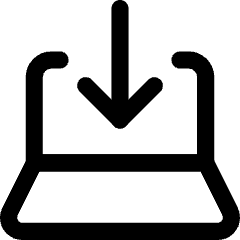 Download Laptop Icon from Core Line Set