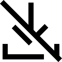Download Off Disable Icon from Sharp Line Set