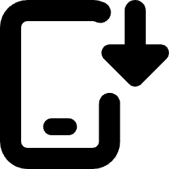 Download Phone Mobile Icon from Micro Solid Set