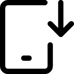 Download Phone Mobile Icon from Core Line Set