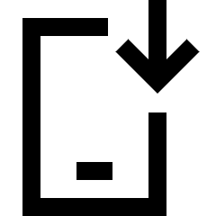 Download Phone Mobile Icon from Sharp Line Set