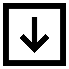 Download Square Icon from Sharp Line Set