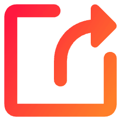 Export Output Icon from Core Gradient Set
