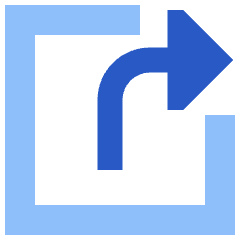 Export Output Icon from Sharp Flat Set
