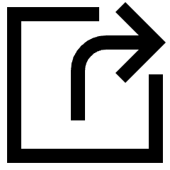 Export Output Icon from Sharp Line Set