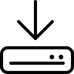 Harddrive Download 1 Icon from Ultimate Light Set