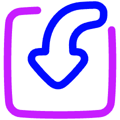 Import Input Icon from Plump Neon Set