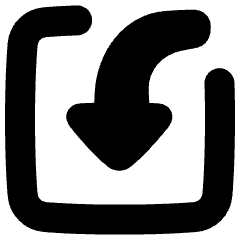 Import Input Icon from Plump Solid Set