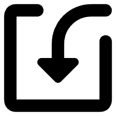 Import Input Icon from Core Solid Set