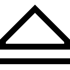 Upload Arrow Icon from Sharp Line Set
