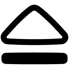 Upload Arrow Icon from Plump Remix Set