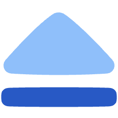 Upload Arrow Icon from Plump Flat Set