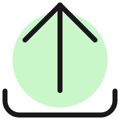 Upload Bottom Icon from Ultimate Colors Set