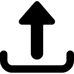 Upload Bottom Icon from Ultimate Bold Set