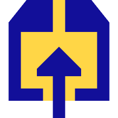 Upload Box 1 Icon from Sharp Pop Set