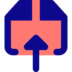 Upload Box 1 Icon from Core Pop Set