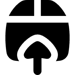 Upload Box 1 Icon from Flex Solid Set