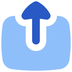 Upload Box 2 Icon from Flex Flat Set