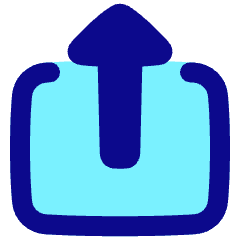 Upload Box 2 Icon from Plump Pop Set